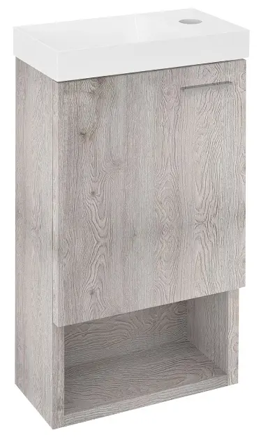 Sapho Latus - Ormarić za umivaonik, 30 x 53 x 17 cm, moka hrast LT711-1212