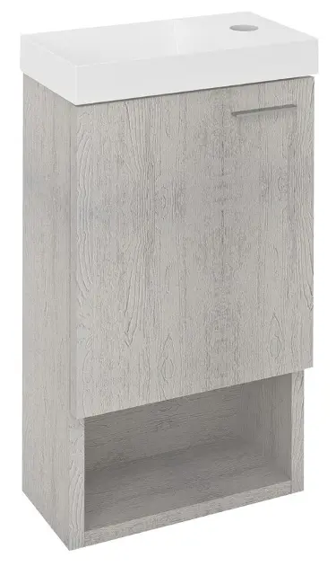 Levně Sapho Latus - Umyvadlová skříňka, 30x53x17 cm, dvířka L/P, dub polar LT711-1010