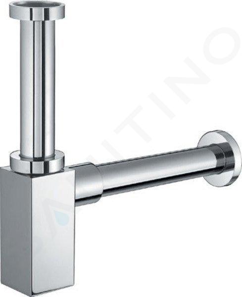 Sapho Siphons - Siphon de lavabo 1 1/4, sortie d'évacucation 32 mm, chrome SI411