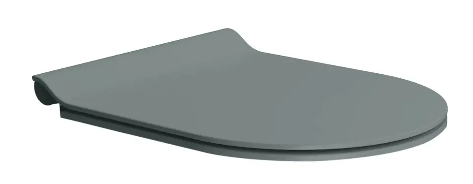 Sapho GSI Color Elements - Тоалетна седалка „Slim“, „Soft Close“, дуропласт, матово „агаве“ MS86CSN04