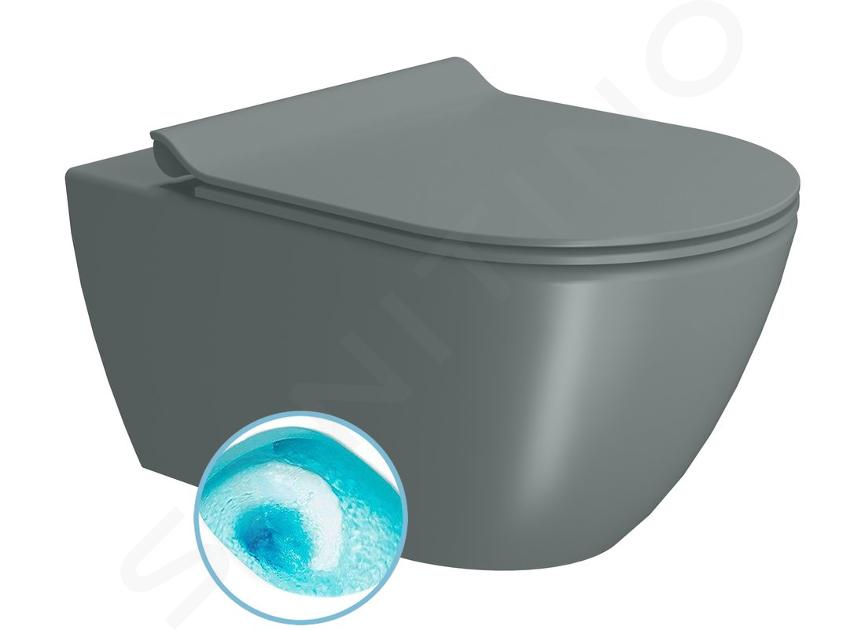 Sapho GSI Pura - Závesné WC, Swirlflush, agave mat 881504