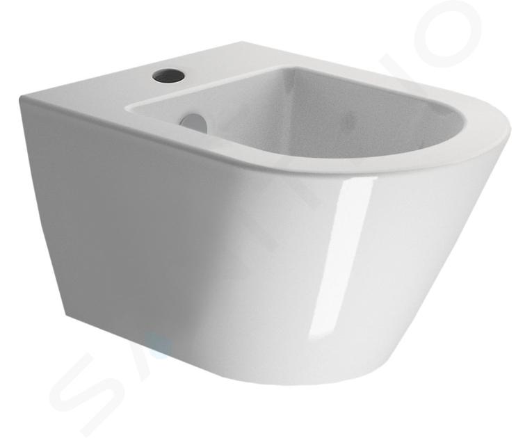Sapho GSI Kube X - Függő bidé, ExtraGlaze, fehér 9464111