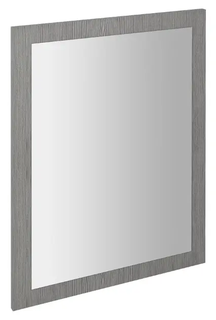 Levně Sapho Zrcadla - Zrcadlo v rámu, 60x80 cm, dub stříbrný NX608-1111