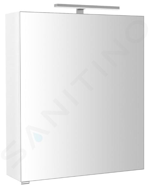 Sapho Riwa - Armoire avec miroir avec éclairage LED, 600x700x170 mm, blanc brillant RIW060-0030