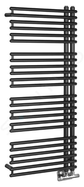 Aqualine Tubini - Radiator 496x1126 mm, 529 W, antraciet DC305T