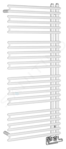 Aqualine Tubini - Radiator, 496x1126 mm, 529 W, wit DC300T