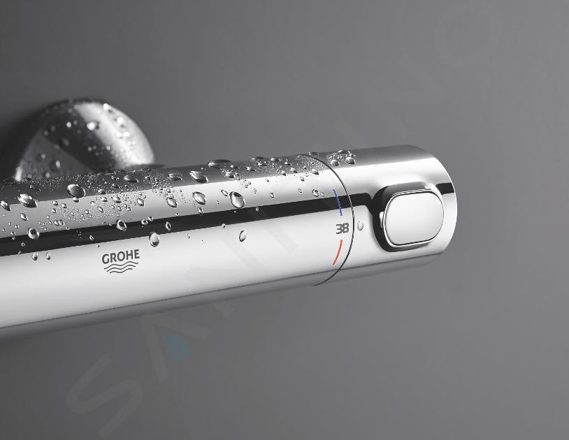 Grohe Grifo termostático de ducha Precision Flow (Cromo, Brillante