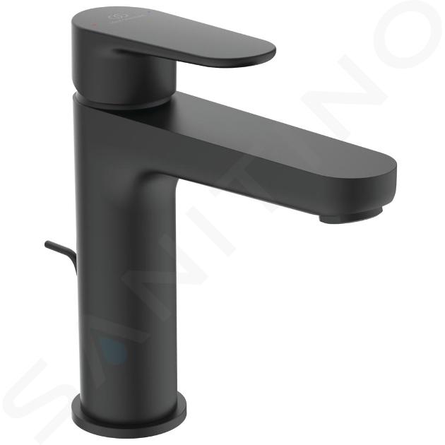 Ideal Standard Cerafine O - Umývadlová batéria s výpustom, čierna BC699XG