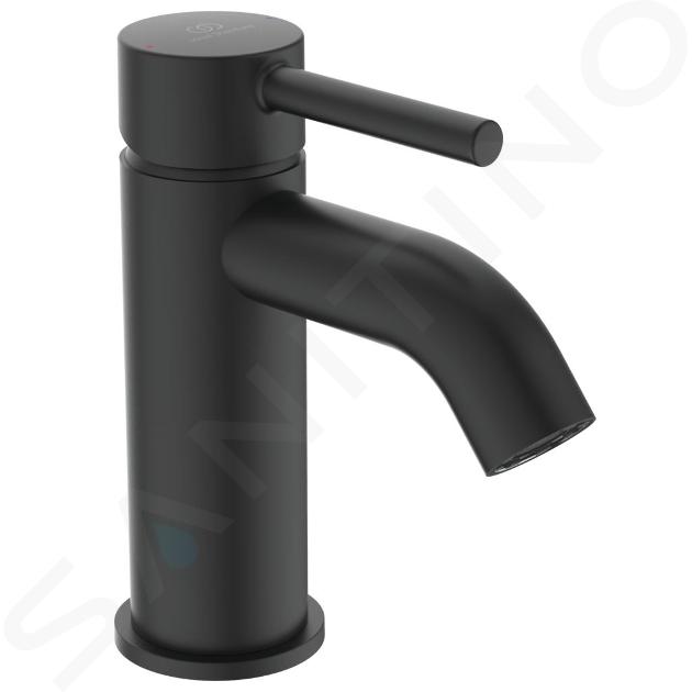 Ideal Standard CeraLine - Mitigeur de lavabo avec Click-Clack, noir BC822XG