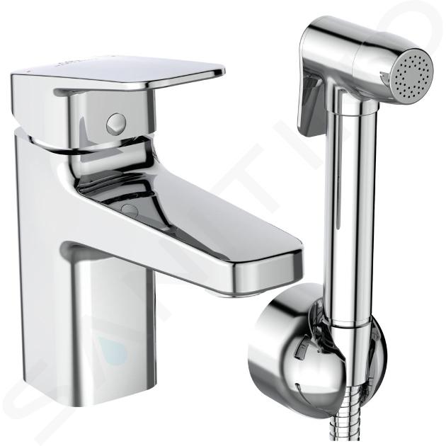 Ideal Standard CeraPlan - Miscelatore per lavabo, con doccetta bidet, cromo  BD231AA