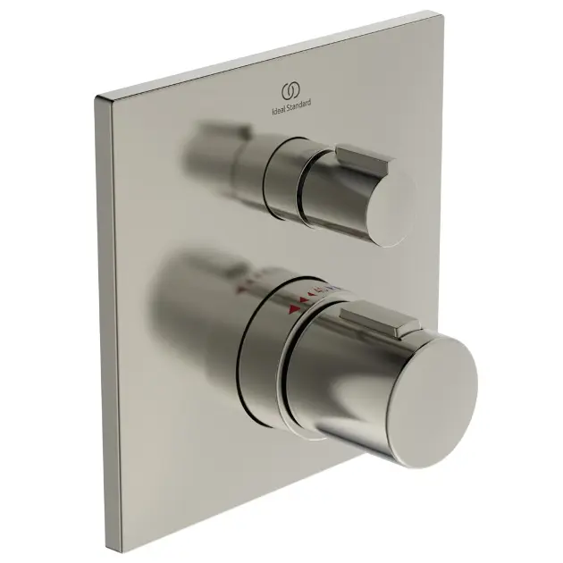 Levně Ideal Standard CeraTherm - Termostatická sprchová baterie pod omítku, Silver Storm A6956GN