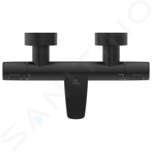 Ideal Standard CeraTherm - Grifo termostático de bañera, negro A7544XG