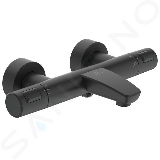 Ideal Standard CeraTherm - Grifo termostático de bañera, negro A7544XG