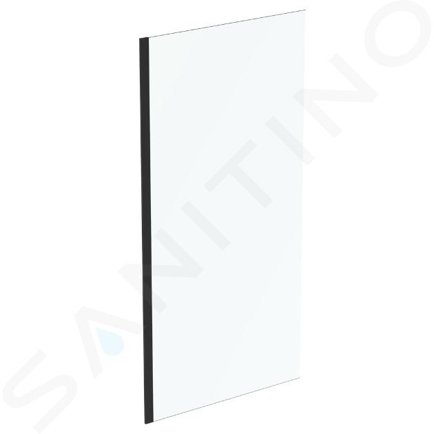 Ideal Standard Connect 2 - Parete doccia Wetroom 100 cm, nero/vetro trasparente K9378V3