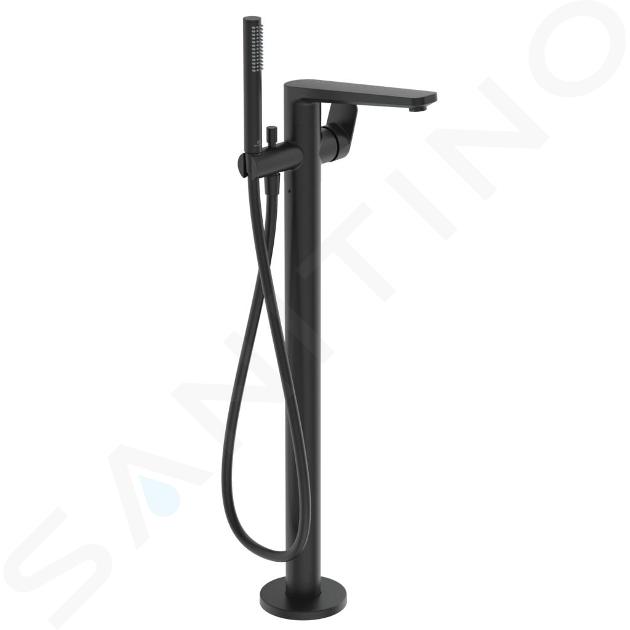 Ideal Standard Tonic II - Grifo de suelo para bañera , negro A6347XG