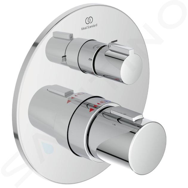 Ideal Standard CeraTherm - Mitigeur de baignoire thermostatique encastré, chrome A5814AA