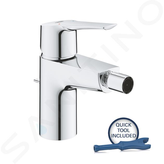 Grifo de cocina GROHE Get Quickfix cromo + microfibra