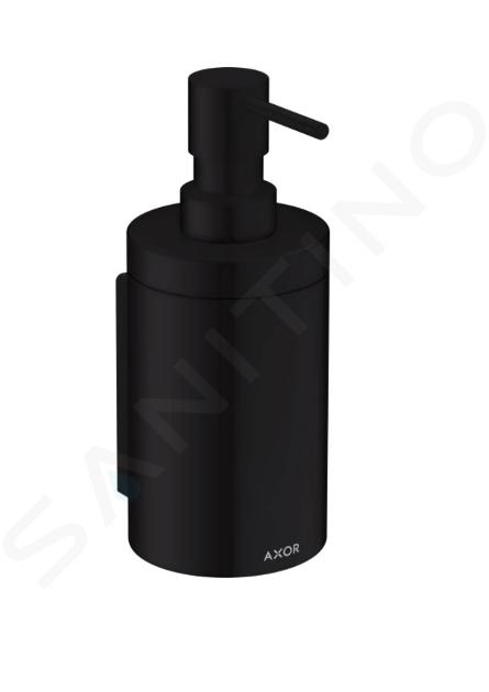 Axor Universal Circular - Dozownik mydła z uchwytem, 300 ml, czarny mat 42810670