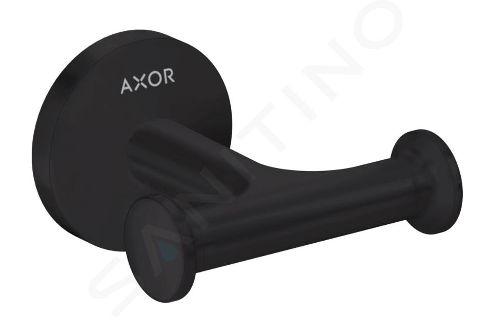 Axor Universal Circular - Cuier cu 2 cârlige, negru mat 42812670