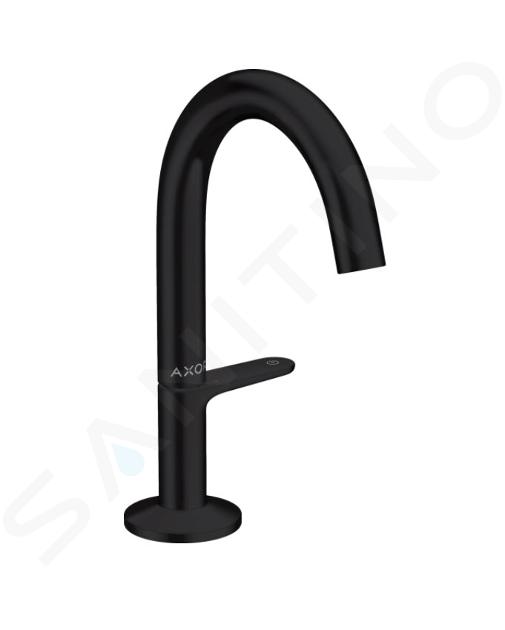 Axor One - Grifo de lavabo con desagüe Push-Open, negro mate 48010670