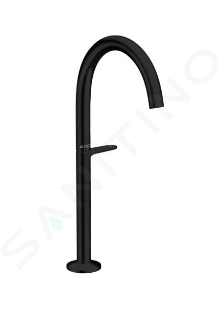 Axor One - Grifo de lavabo con desagüe Push-Open, negro mate 48030670