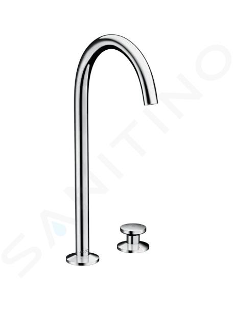 Axor One - Mitigeur de lavabo avec garniture de vidage Push-Open, installation à 2 trous, chrome 48060000