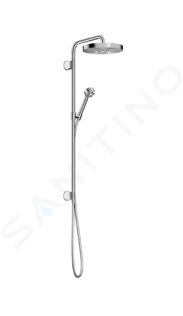 Axor One - Set de duș Showerpipe 280, 1 jet, cromat 48790000