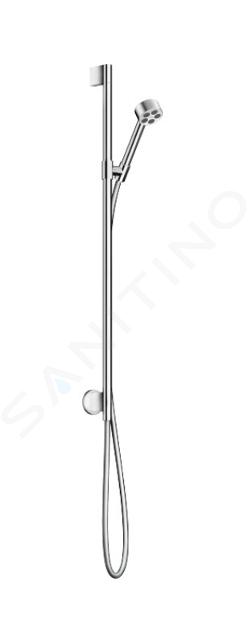 Axor One - Ensemble pomme de douche, tige et flexible, EcoSmart, chrome 48791000