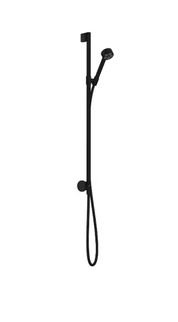 Levně Axor One - Set sprchové hlavice, tyče a hadice, 2 proudy, EcoSmart, matná černá 48791670