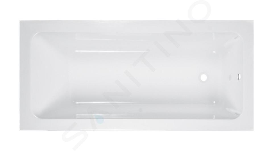 Lansanit LitEX - Baignoire 1700x700 mm, blanc LITEX-170X70