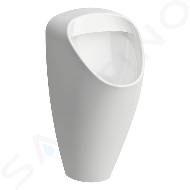 Laufen Caprino - Urinal Plus, Anschluss hinten, Rimless, antivandal, weiß H8410650004011