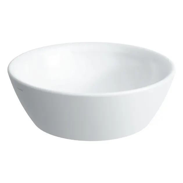 Laufen Pro - Bacinella per lavabo, diametro 420 mm, senza troppopieno, bianco H8129620001121