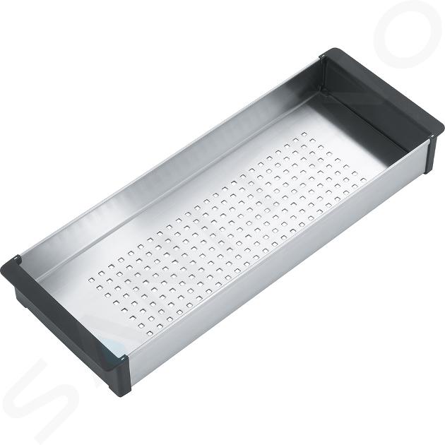 Franke Accessori - Vassoio da lavello, acciaio inox/plastica nera 112.0659.398