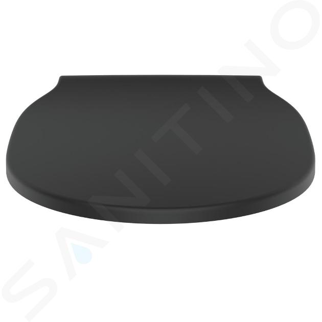 Ideal Standard Connect Air - WC-ülőke burkolat, Soft-Close, fekete E0368V3