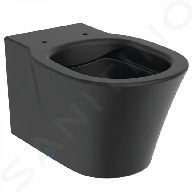 Ideal Standard Connect Air - Perem nélküli fali WC, fekete E2288V3