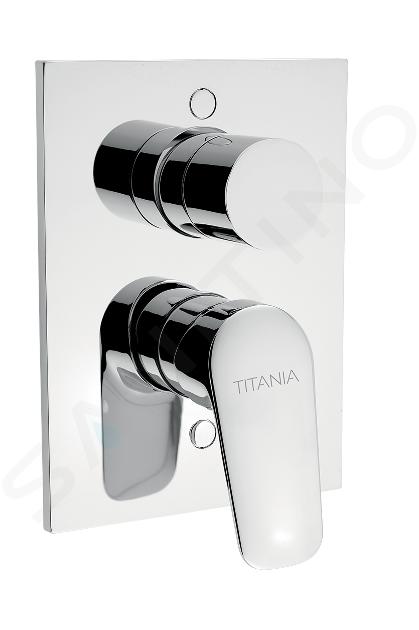 Novaservis Titania Pure - Inbouw badkraan inclusief inbouwdeel, chroom 90350R,0