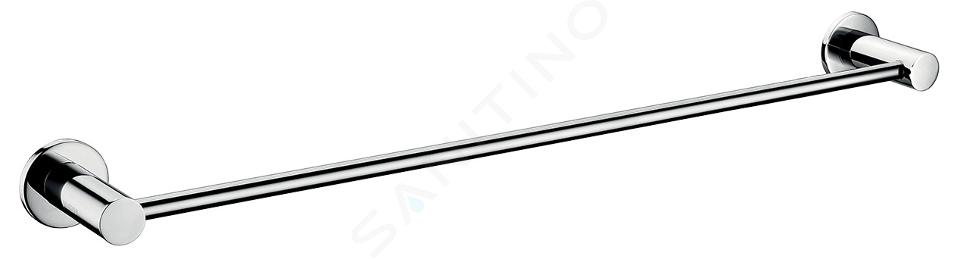 Novaservis Ferro Smile - Portasciugamani, lunghezza 450 mm, acciaio inox lucido ASM07