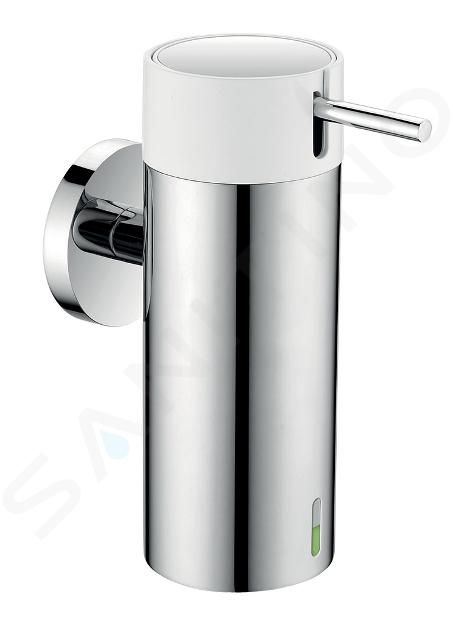 Novaservis Ferro Smile - Distributore di sapone con supporto, acciaio inox lucido ASM34