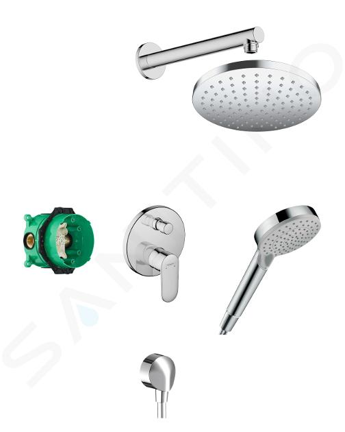 Hansgrohe Vernis Blend - Zestaw prysznicowy 200 z baterią podtynkową, chrom 27911000