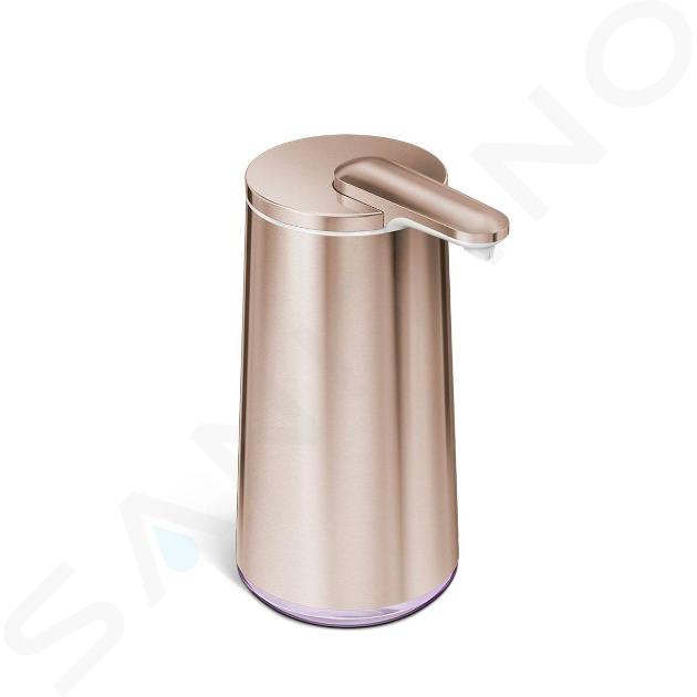 Simplehuman Koupelnové doplňky - Dávkovač mýdlové pěny bezdotykový, 295 ml, rose gold ST1064