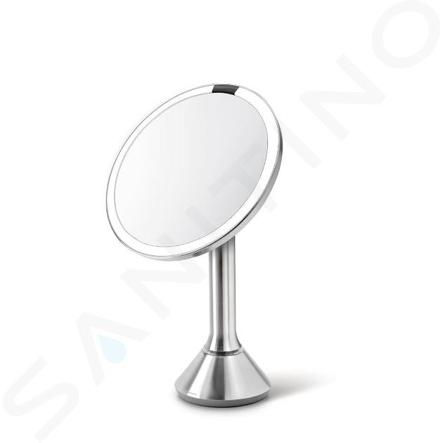 Simplehuman Miroirs cosmétiques - Miroir cosmétique avec éclairage LED Dual light, acier inoxydable brossé ST3052