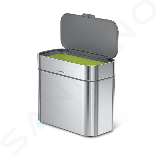 Simplehuman Pattumiere - Pattumiera 4 l, acciaio inox CW1645