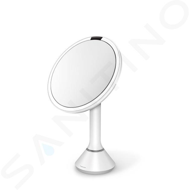Simplehuman Miroirs cosmétiques - Miroir cosmétique avec éclairage LED Dual light, blanc mat ST3054
