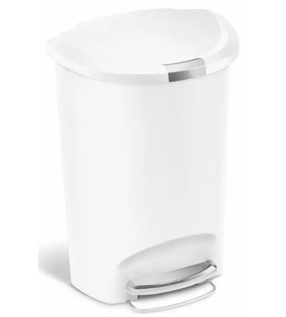 Simplehuman Coșuri - Coș de gunoi 50 l, alb CW1356