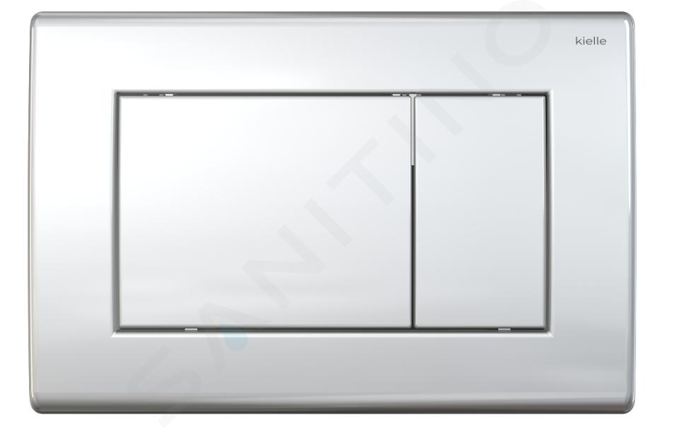 kielle Gemini III - Flush plate, glossy chrome 70208000