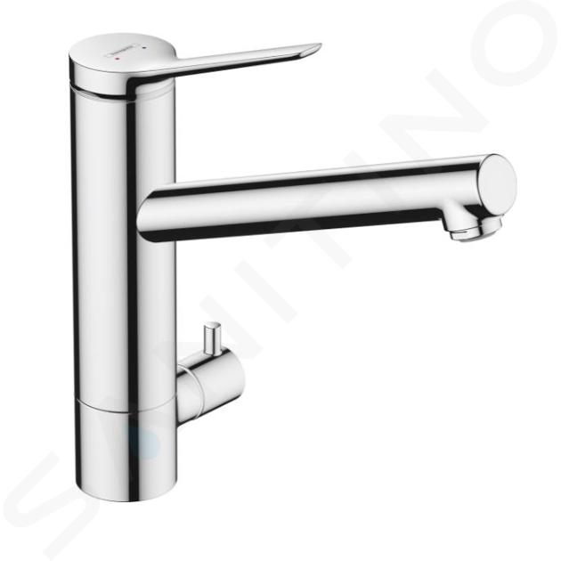 Hansgrohe Zesis M33 - Mitigeur d'évier 200, vanne d'arrêt, CoolStart, chrome 74807000