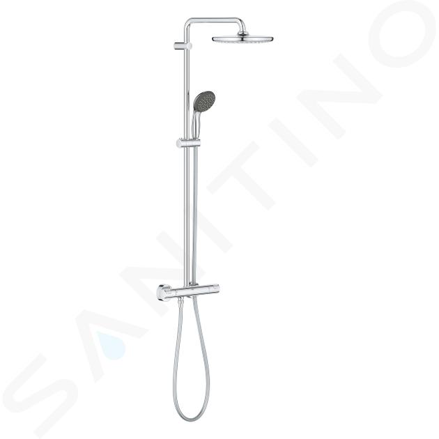 Grohe Vitalio Start - Set de douche 250 avec thermostat, 9,5 l / min, 2 jets, chrome 26816000