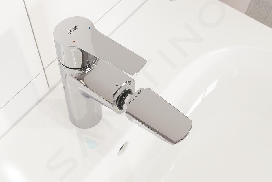 Start - Grifo Lavabo Tamaño S con Vaciador Push-Open - Cromo