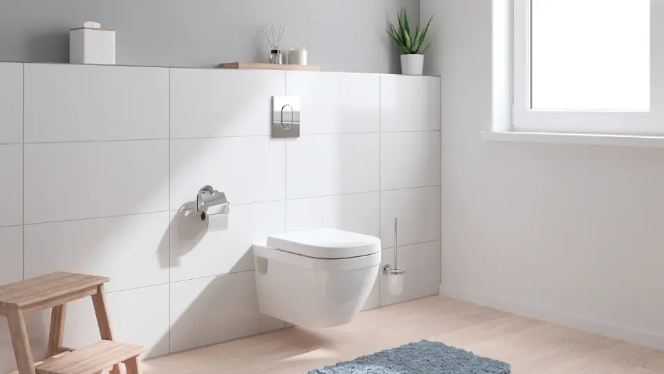 Grifería para baño Grohe Eurosmart lavabo 28mm c/alto Eco vaciador L