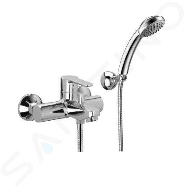 Paffoni Blu - Miscelatore con accessori per vasca da bagno, cromo BLU026CR